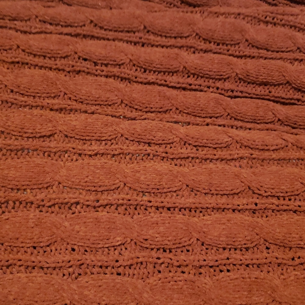 Denim & Company Cardigan Sweater Size Small Burnt Orange - Picture 3 of 3